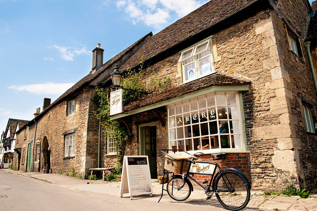 The Lacock Bakery In Lacock, Wiltshire, Uk