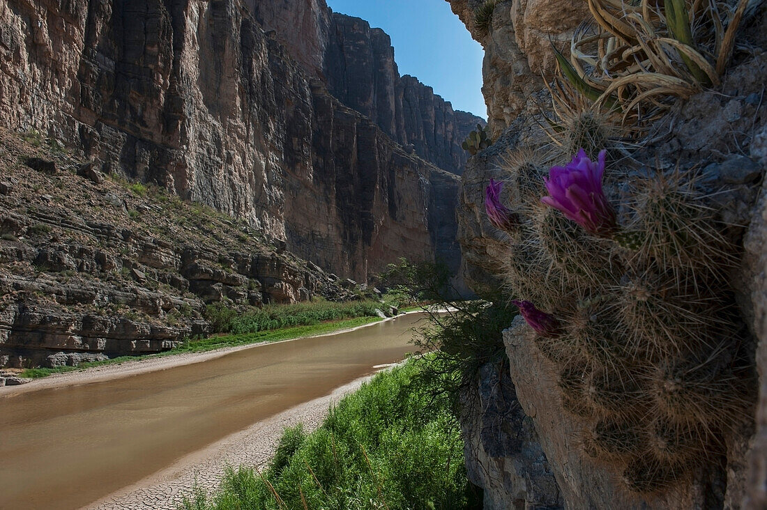 The Santa Elena Canyon Trail, Big Bend National Park, Texas, Usa