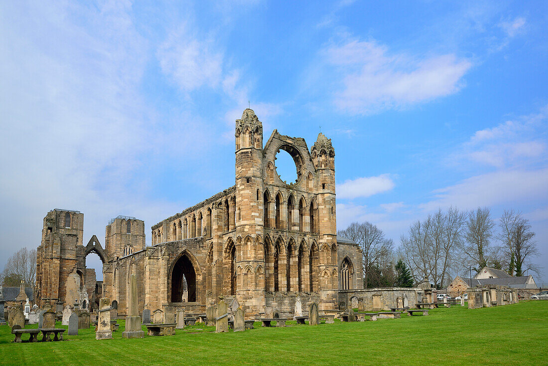 Ruins of Elgin Cathedral, Elgin, Moray, East Coast, Scotland, Great Britain, United Kingdom