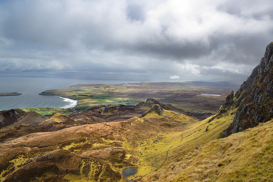 Needles above Atlantic Ocean, Needles, Isle of Skye, Scotland, Great Britain, United Kingdom