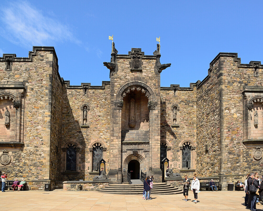 Scottish National War Memorial in der Burg von Edinburgh, UNESCO Weltkulturerbe Edinburgh, Edinburgh, Schottland, Großbritannien, Vereinigtes Königreich