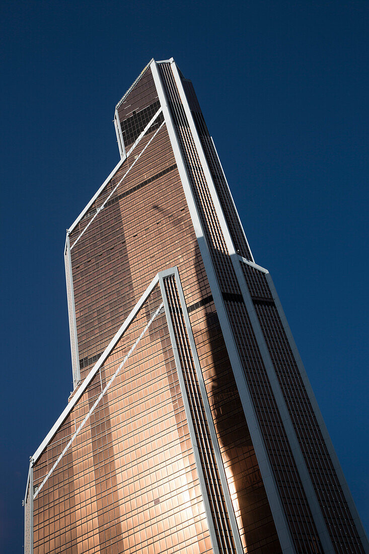 Mercury City Tower (Europas höchstes Gebäude) in Moscow City, Moskau, Russland, Europa