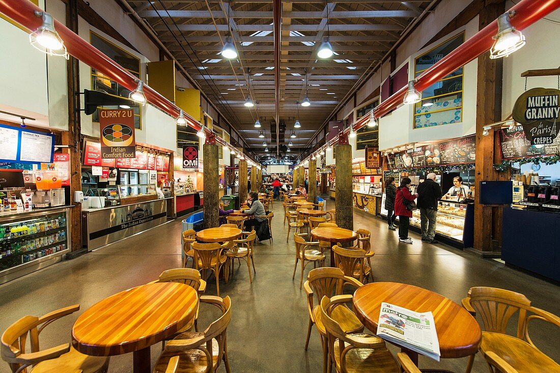 Granville Island Market, interior, … – License image – 70446592 lookphotos