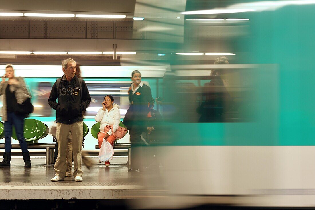 Metro, Paris, Ile de France, France, Europe