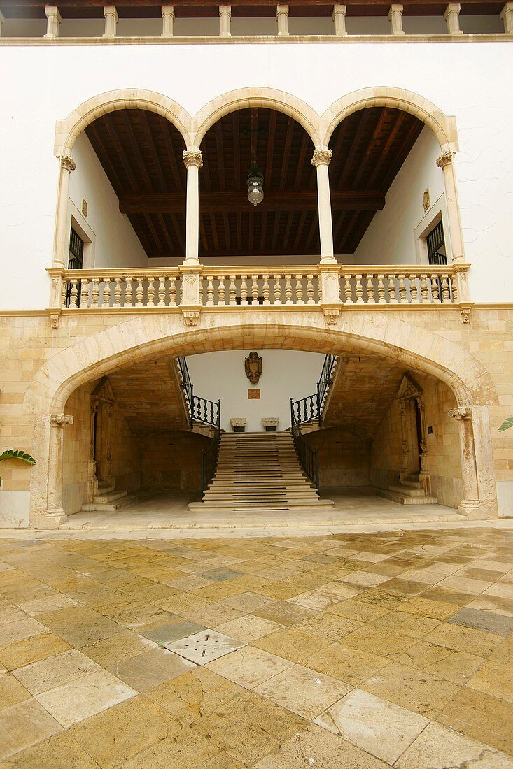 Can Berga Yard, XVI Jahrhundert Palma Mallorca Balearen Historisches Zentrum Spanien