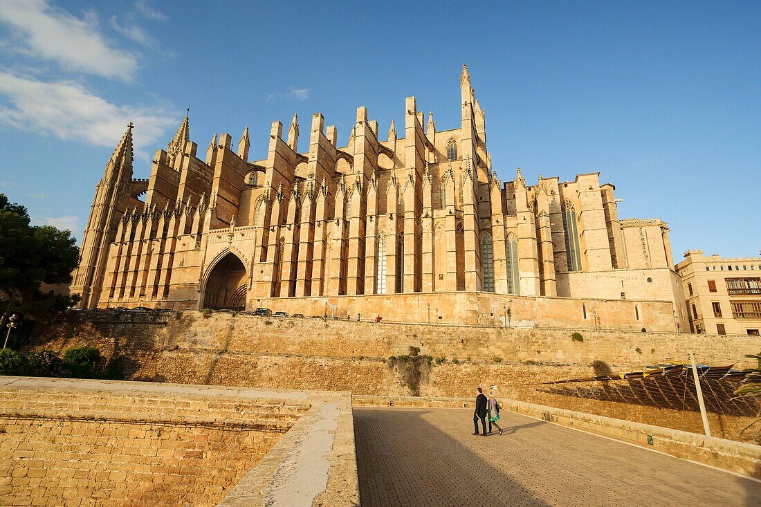 Kathedrale von Mallorca, XIII Jahrhundert, Historisch-Künstlerisch, Palma, Mallorca, Balearen, Spanien, Europa