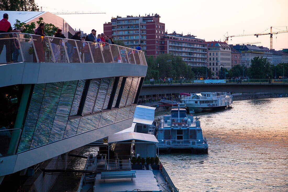 Danube canal in Vienna, Austria