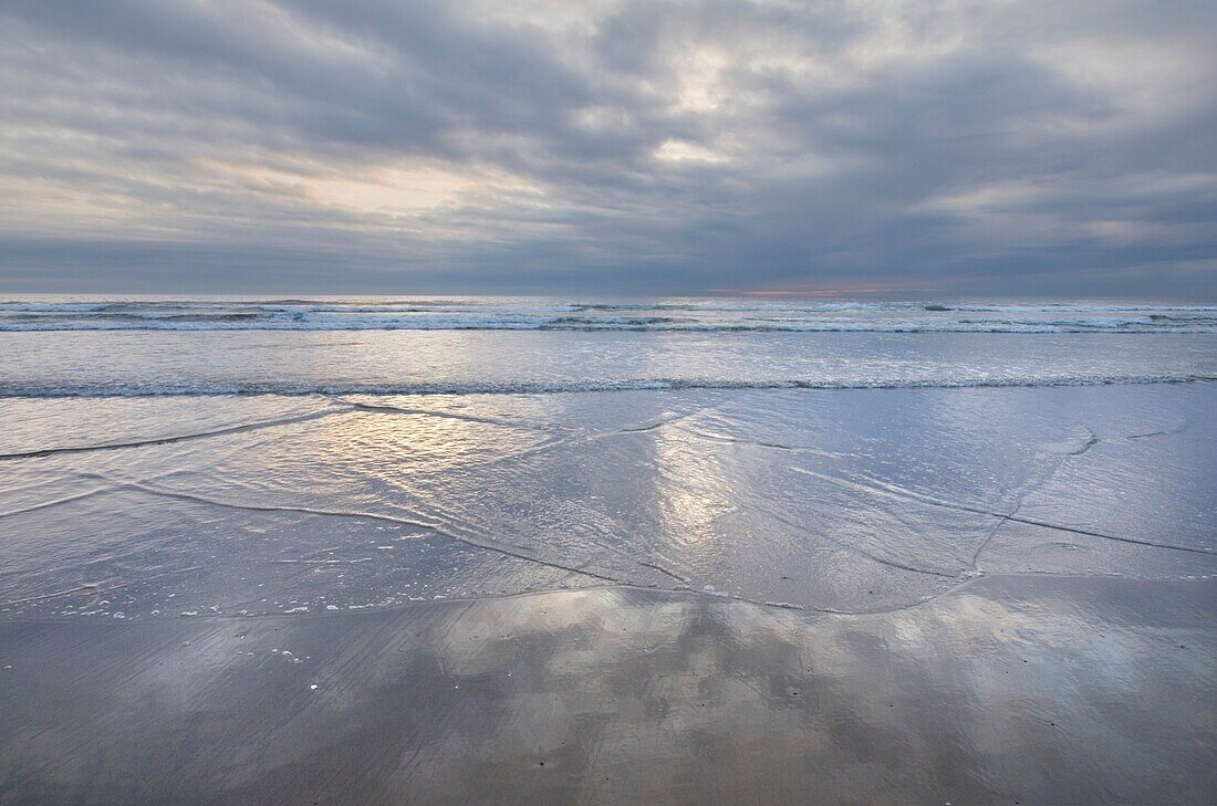 Sand beach Oregon Coast