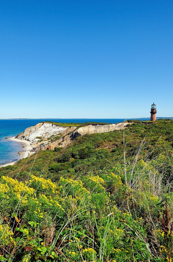 Gay Head Lighthouse, Aquinnah, Martha´s Vineyard, Massachusetts, USA