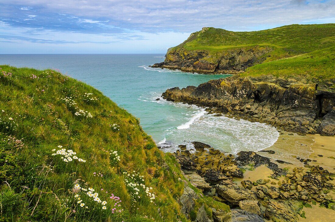 Lundy Bay near Port Quin, Cornwall, England.