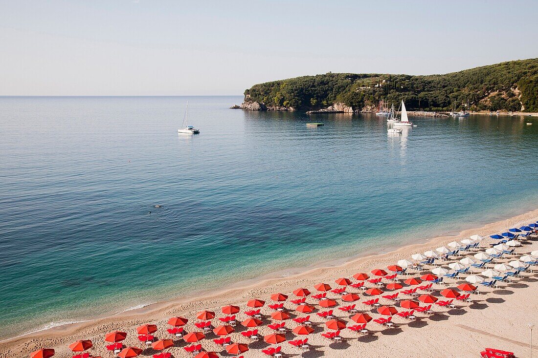 valtos beach, parga, epirus, greece, europe