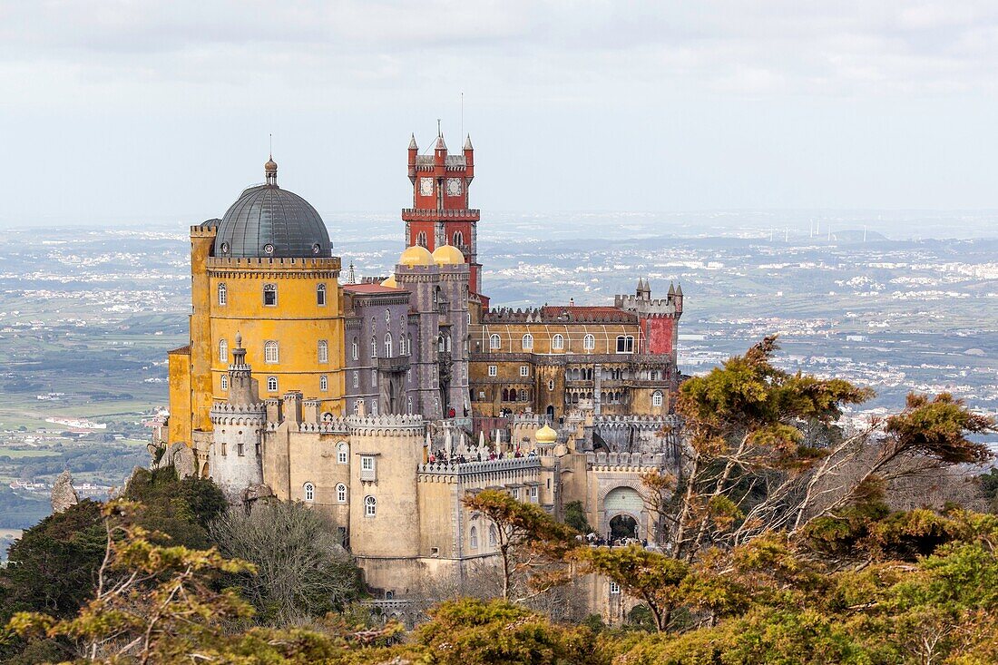 Pena Palace, Sintra Natural Park, Portugal, Europe
