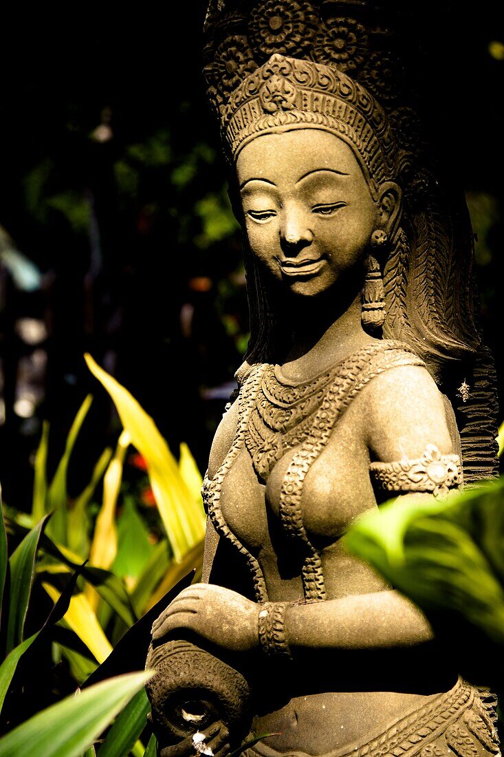 Sculpture in a garden  Phi Phi Don island  Krabi province, Andaman Sea, Thailand