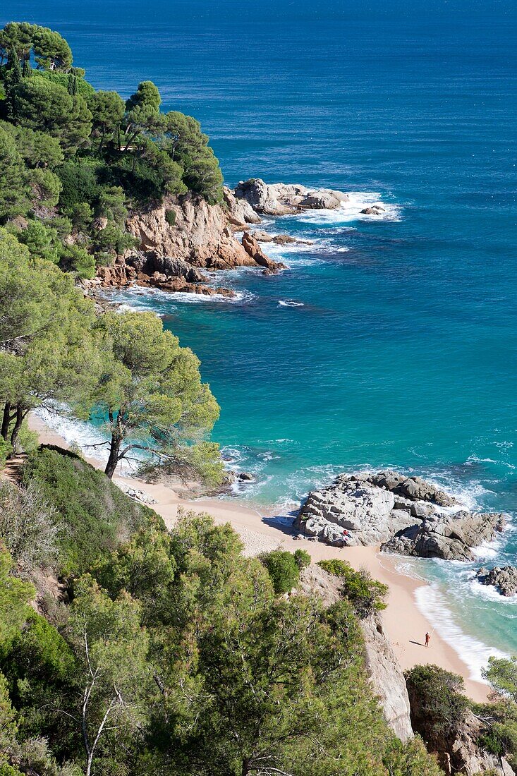 Sa Boadella beach, Lloret de Mar, Girona, Spain