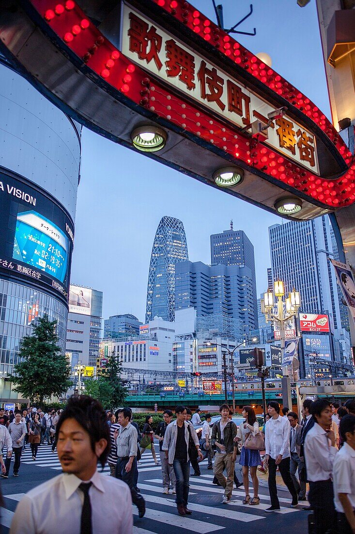 Kabukicho Entertainment District at Shinjuku,Tokyo City, Japan, Asia