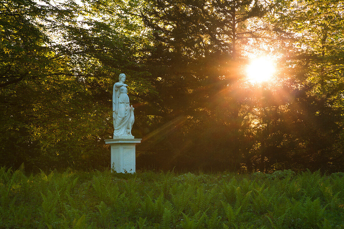 Diana-Statue, Wörlitz, UNESCO Welterbe Gartenreich Dessau-Wörlitz, Sachsen-Anhalt, Deutschland