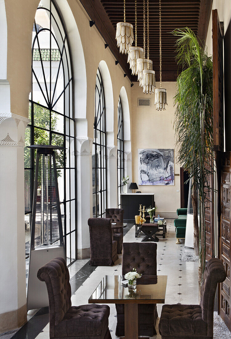 Salon in Riad Lotus Privilege, Marrakesch, Marokko