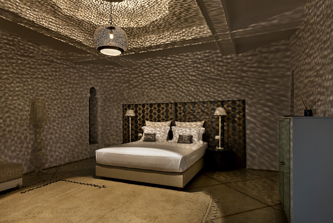 Guest room Luban, Riad Nashira, Marrakech, Morocco