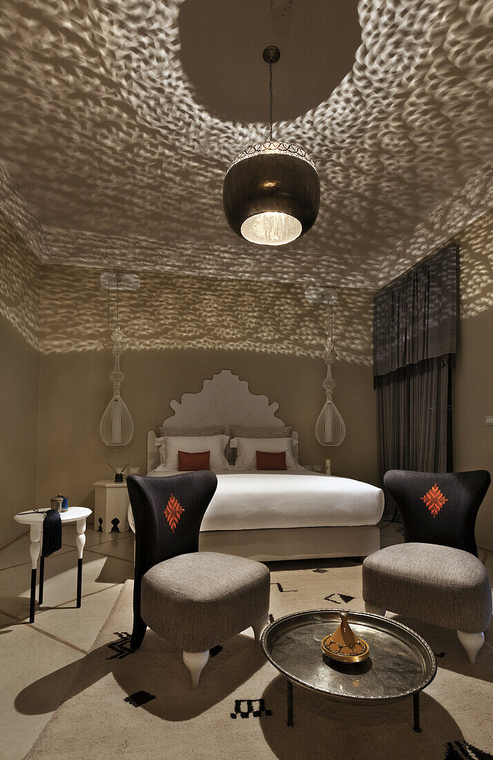 Guest room Sabir, Riad Nashira, Marrakech, Morocco