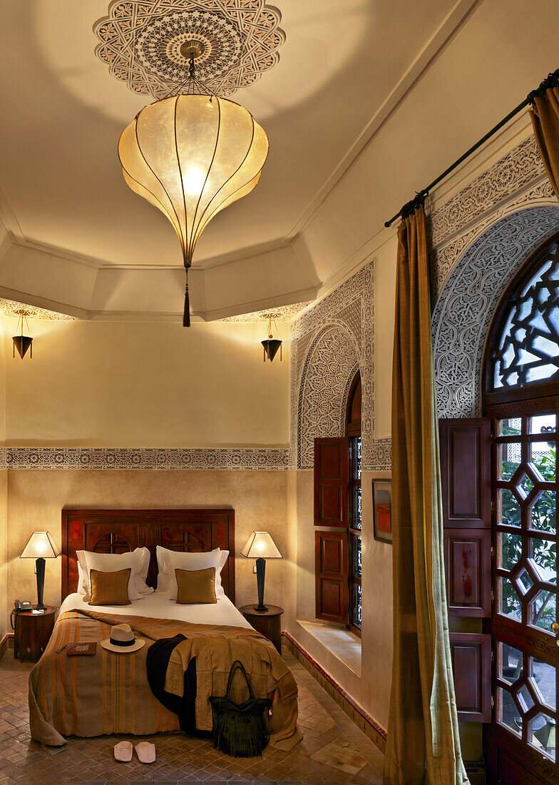 Guest room, Villa des Orangers, Marrakech, Morocco