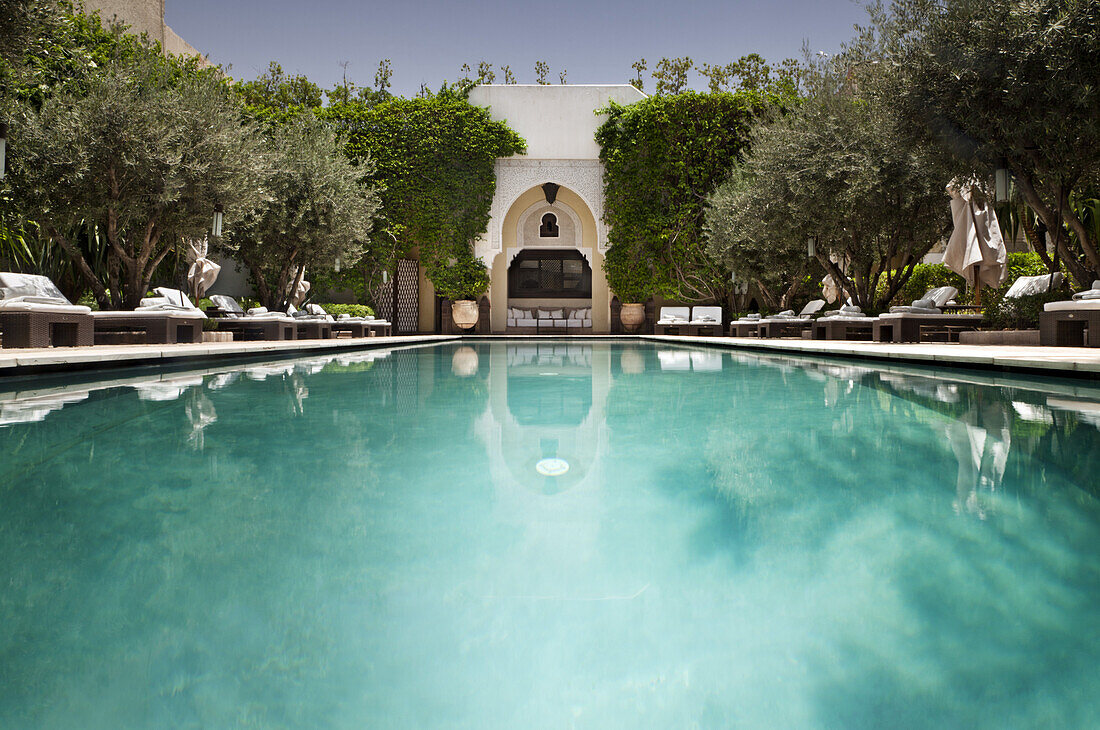 Pool, Villa des Orangers, Marrakesch, Marokko