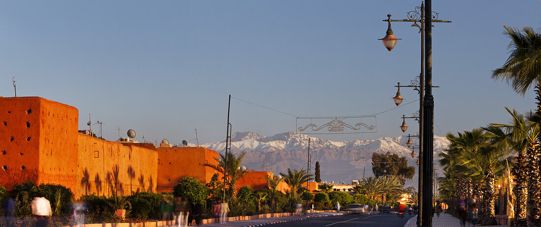 Befestigungsanlage, Route d'Ourika, Marrakesch, Marokko