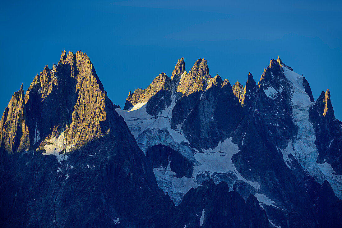 Aiguille du Midi, Mont-Blanc-Massiv, Savoyer Alpen, Departement Haute-Savoie, Rhone-Alpes, Frankreich
