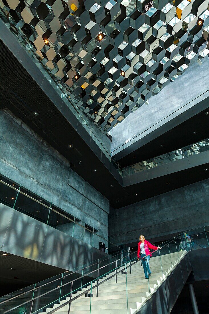 Harpa concert hall and conference centre in Reykjavík, Iceland, Europe.