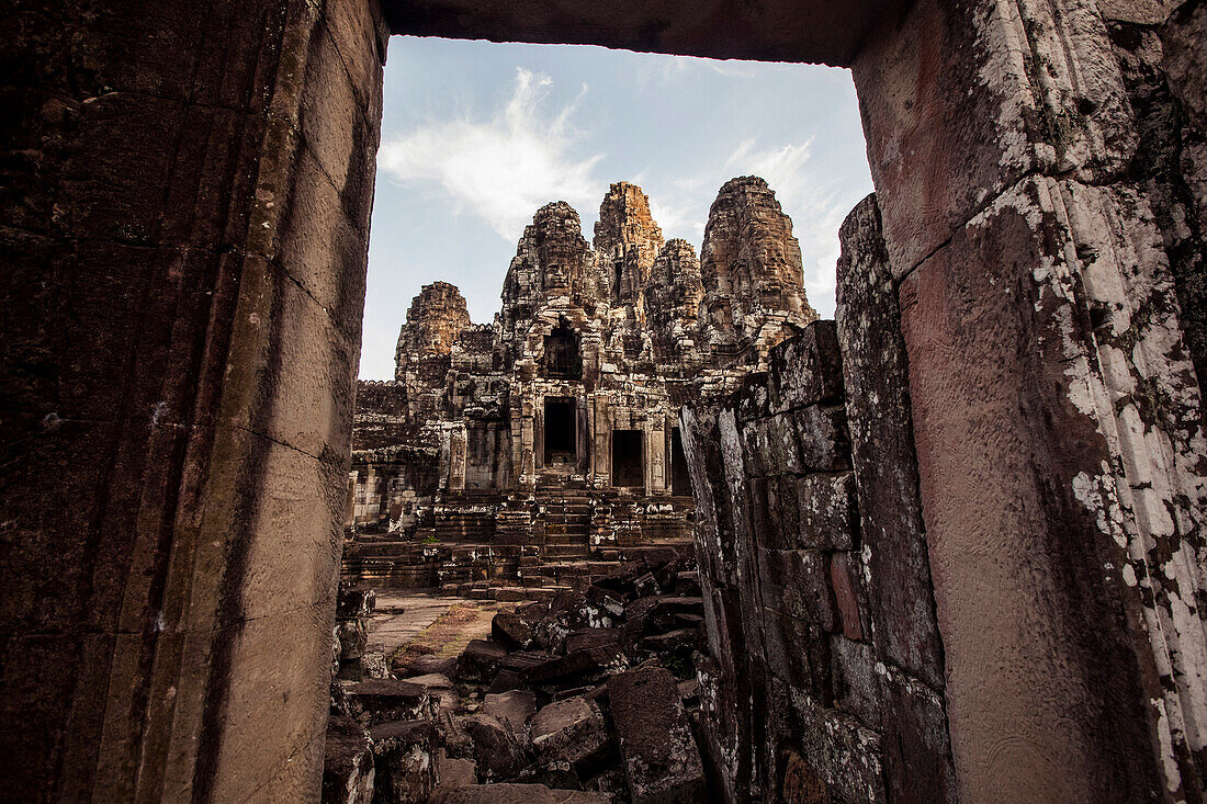 Bayon Temple at Angkor Wat, Siem Reap, Cambodia