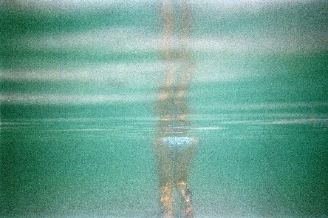 Woman's Legs Underwater