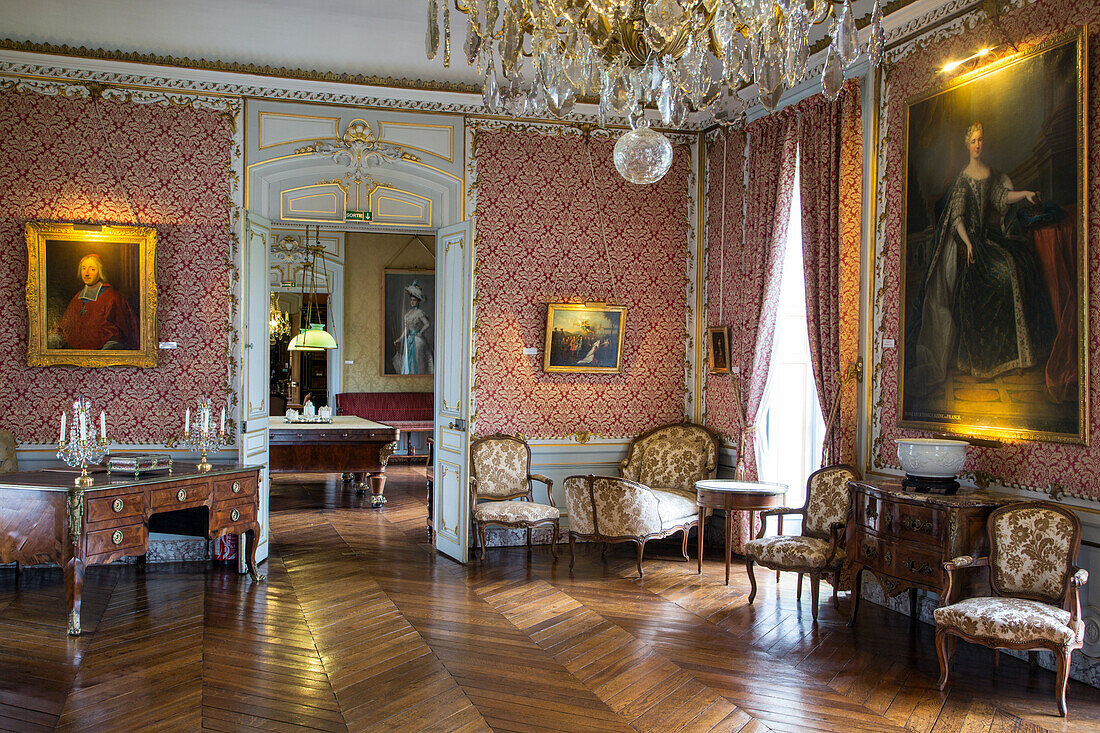 The Great Salon, Chateau De Maintenon, Eure-Et-Loir (28), France