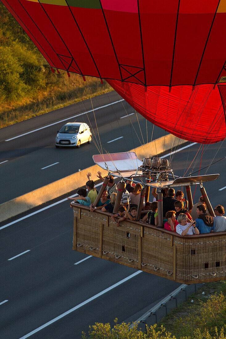 Flight In A Hot-Air Balloon Over The Eure Valley, Eure-Et-Loir (28), France