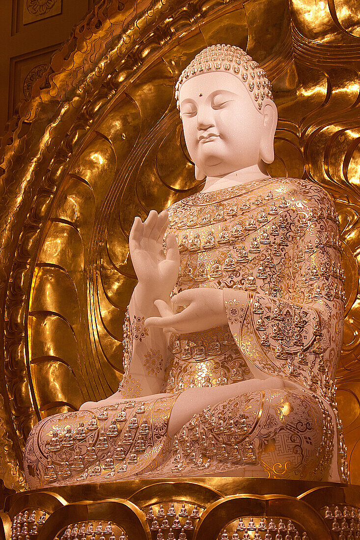 Buddha In The Buddhist Monastery Of Chung Tai Chan, Taiwan