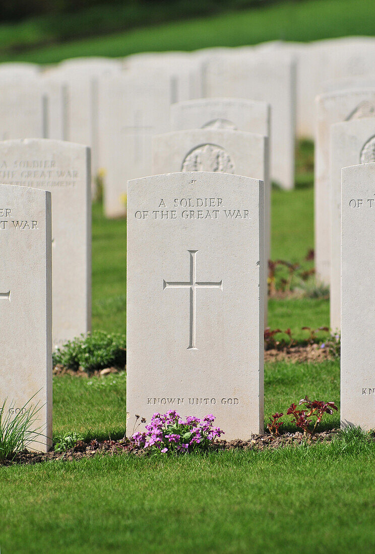 Commonwealth Cemetery For British Soldiers Killed During The First World War, Aisne (02), France