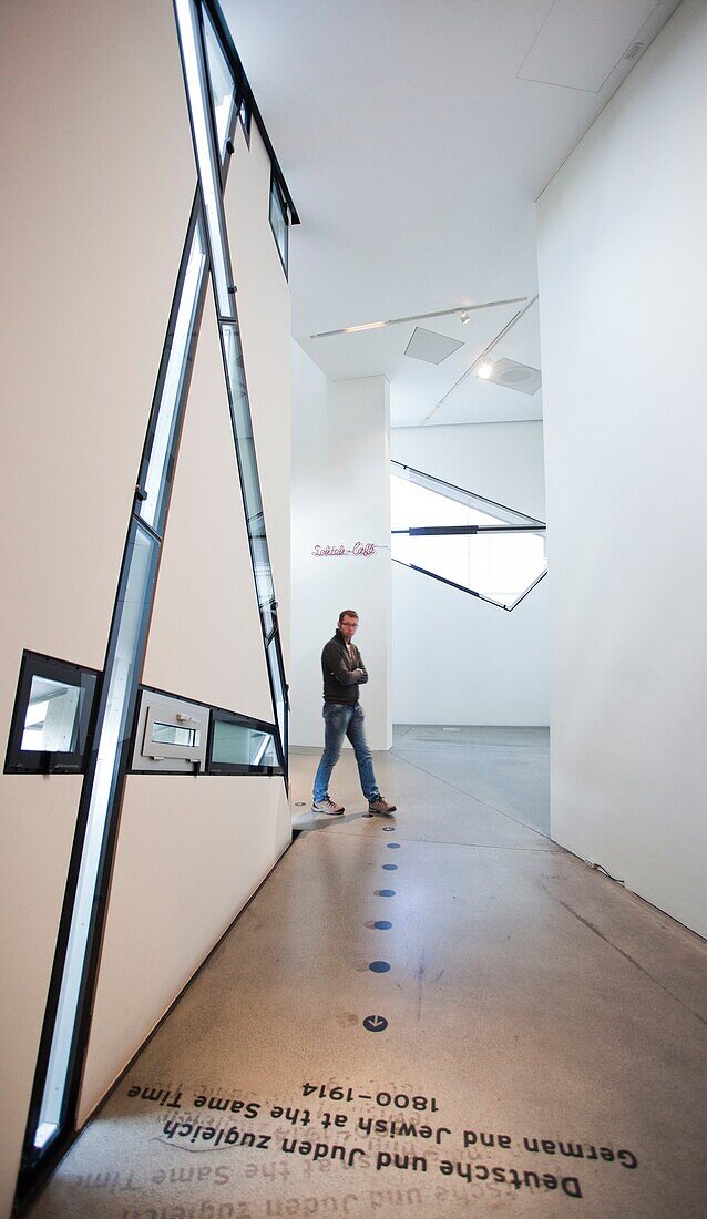 Jewish Museum, by Daniel Libeskind, Kreuzberg district, Berlin, Germany, Europe.