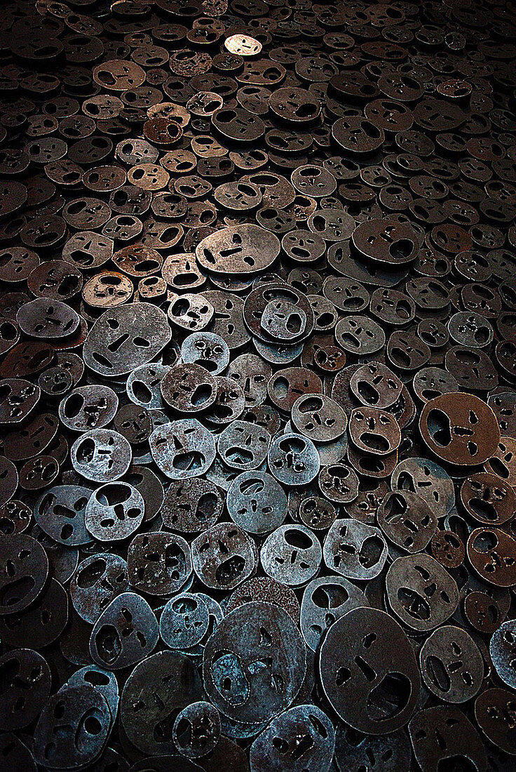 Memory Void room, Jewish Museum, by Daniel Libeskind, Kreuzberg district, Berlin, Germany, Europe.