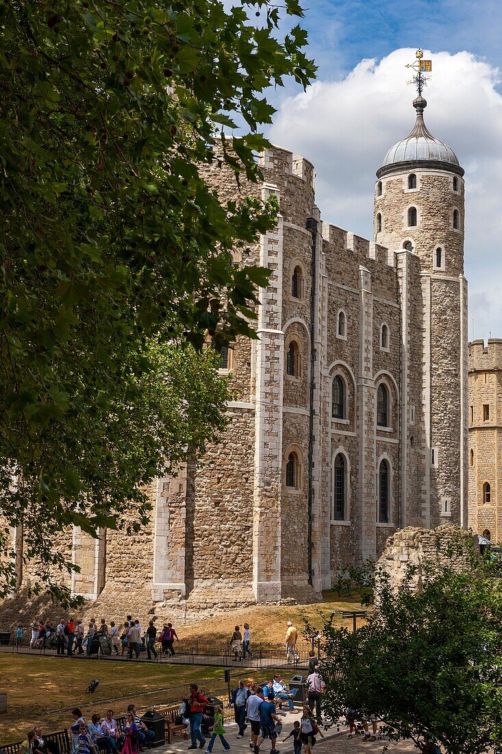 The White Tower, Tower of London, London, England.
