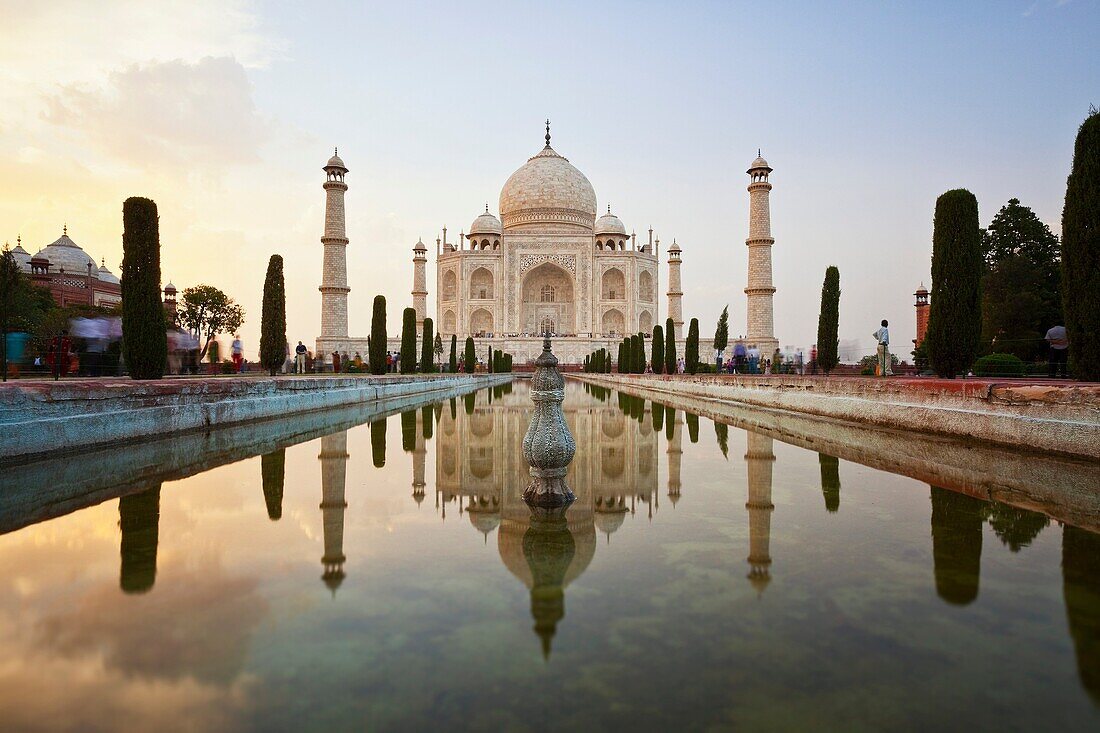 Taj Mahal at Sunset, Agra, Uttar Pradesh, India