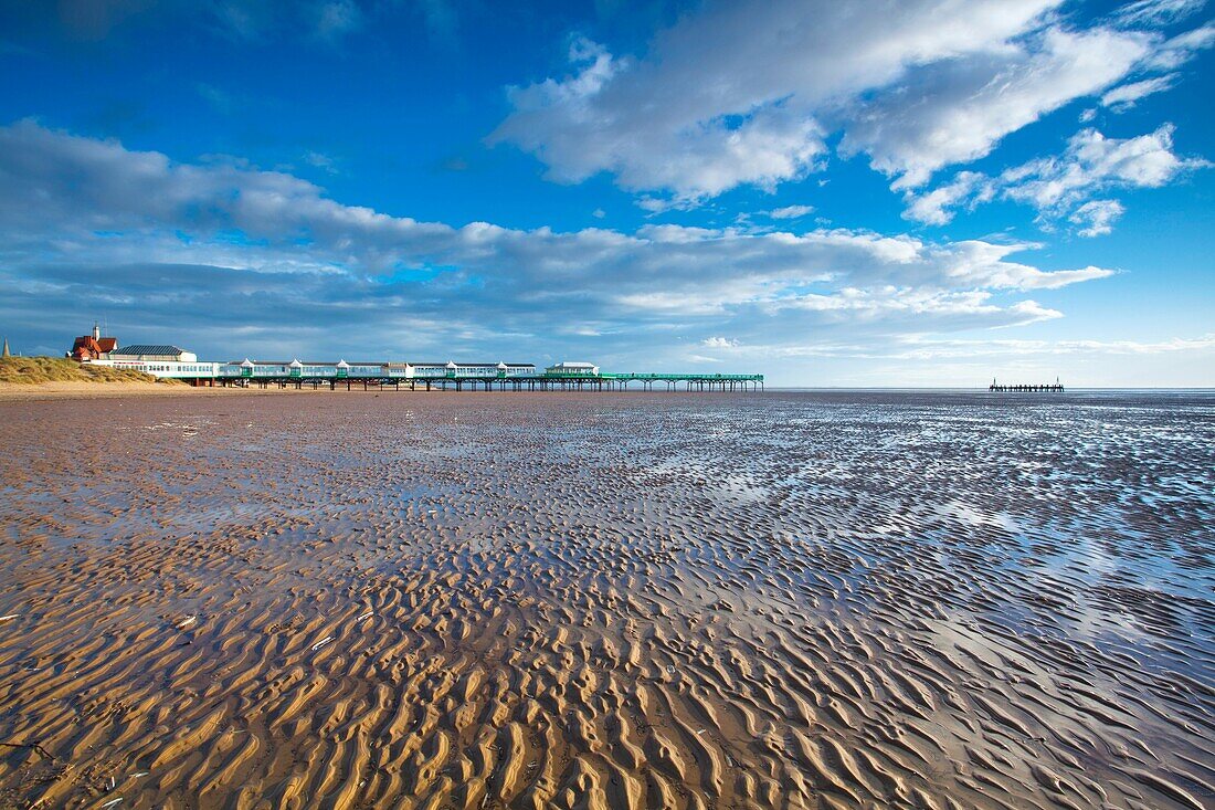 England, Lancashire, Lytham St Annes  Lytham St Annes pier located near Blackpool, on the Irish Sea Coast