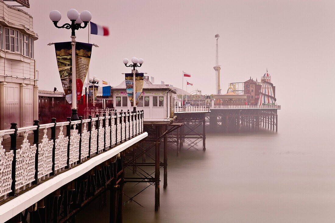 Brighton Pier, Brighton, Sussex, England.