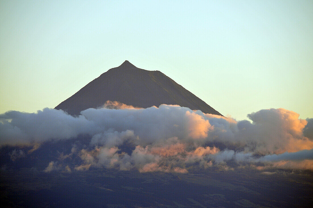 Pico volcano, Ponta do Pico, Island of Pico, Azores, Portugal