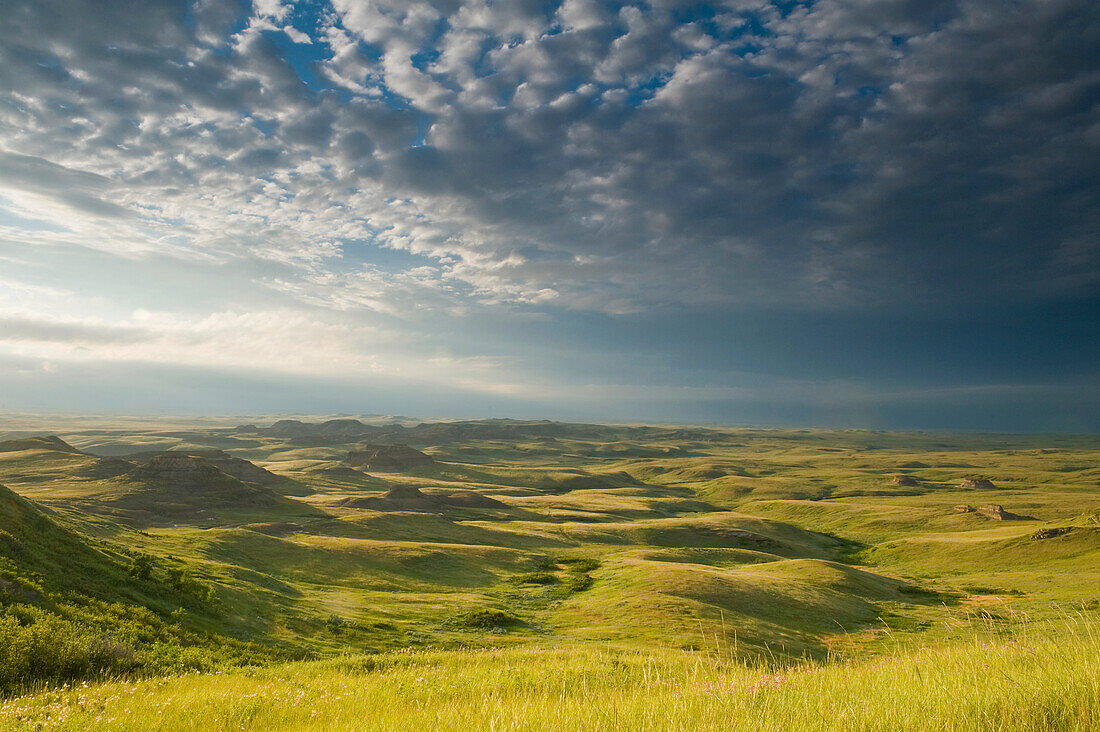 Killdeer Badlands In The East Block Of Grasslands National Park, Saskatchewan Canada