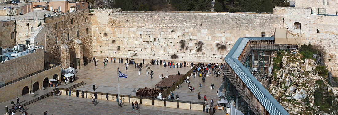 View of Wailing Wall, Israel, Jerusalem