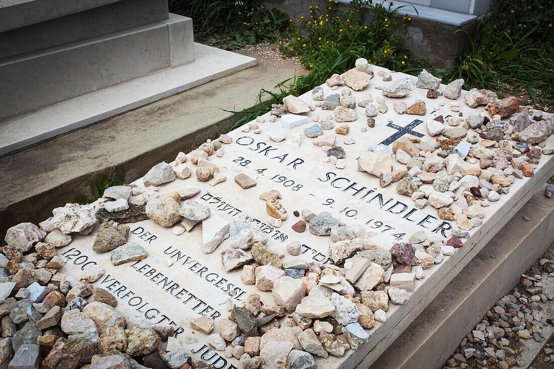Grave of Oskar Schindler, Jerusalem, Israel