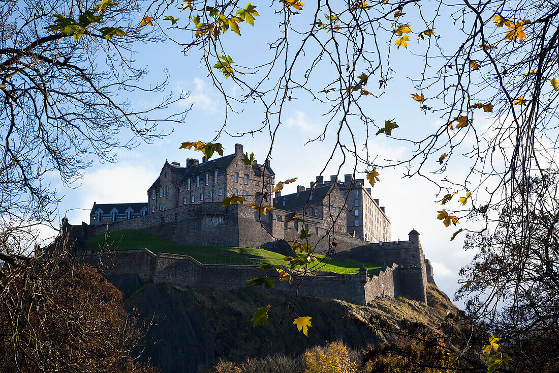 View of Edinburgh Castle, Edinburgh, Scotland, United Kingdom