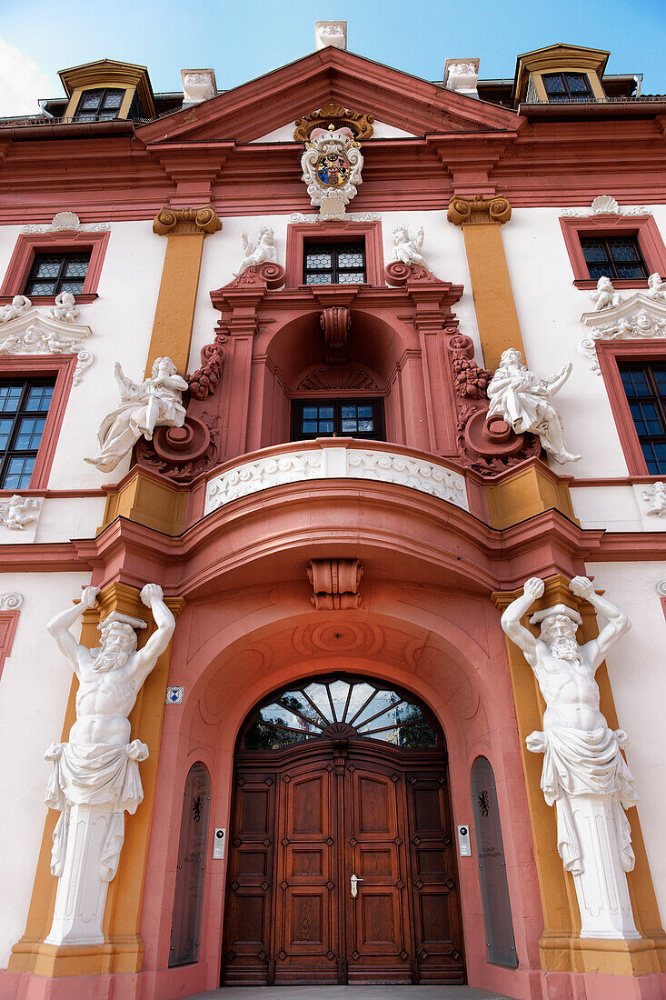 State Chancellery of Thuringia, former kurmainzische Statthalterei, Hirschgarten, Erfurt, Thuringia, Germany