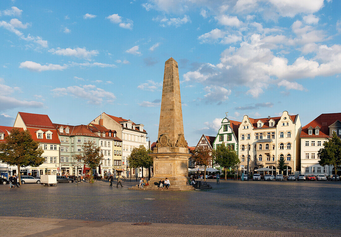 Domplatz, Erfurt, Thüringen, Deutschland