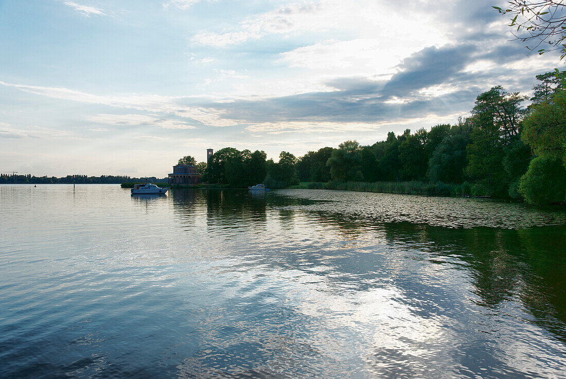 Lake Jungfernsee, Sacrow, Potsdam, Brandenburg, Germany