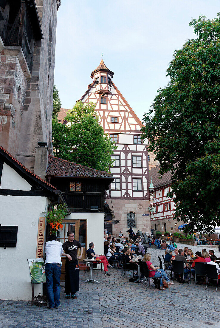 Pilatus House, Tiergaertnertorplatz, Nuremberg, Middle Franconia, Bavaria, Germany