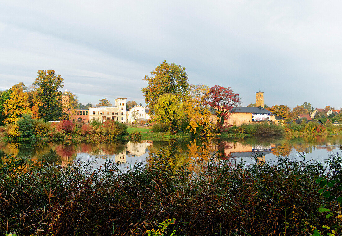 Bornstedter See, Krongut Bornstedt, Potsdam, Land Brandenburg, Deutschland